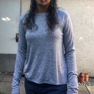 Soft grey long sleeve.